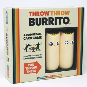 Throw throw burrito exploding kittens Dodgeball Card board Game NEW sealed